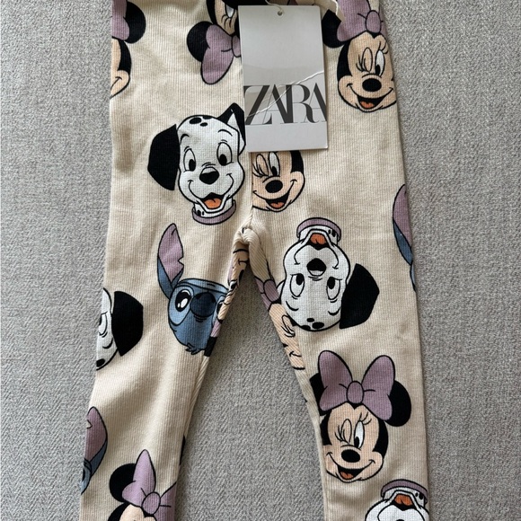 Zara Disney Minnie Mouse & Friends Legging 9/12m - Picture 2 of 3
